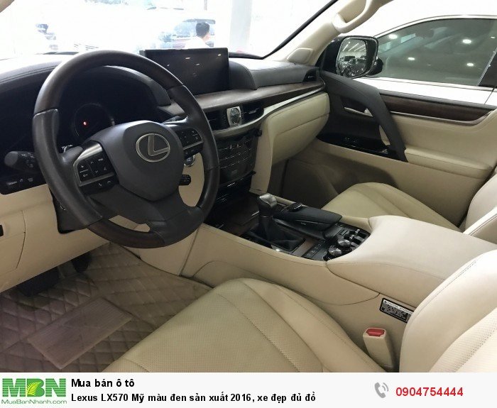 Lexus LX570 Mỹ màu đen sản xuất 2016, xe đẹp đủ đồ