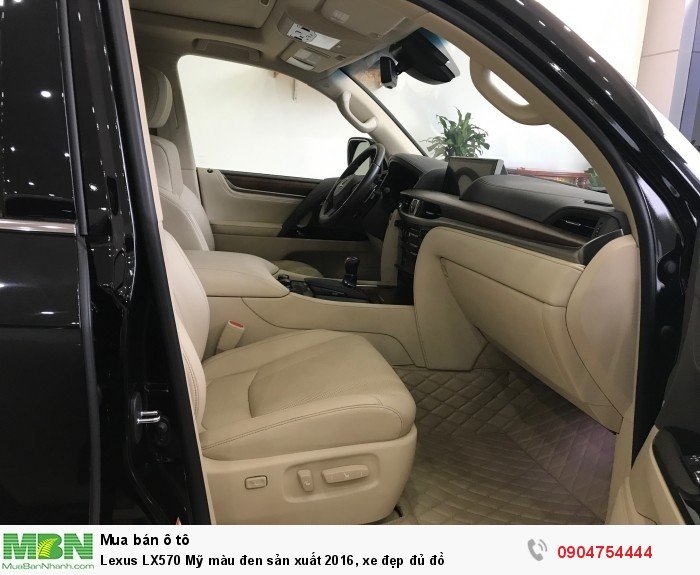 Lexus LX570 Mỹ màu đen sản xuất 2016, xe đẹp đủ đồ