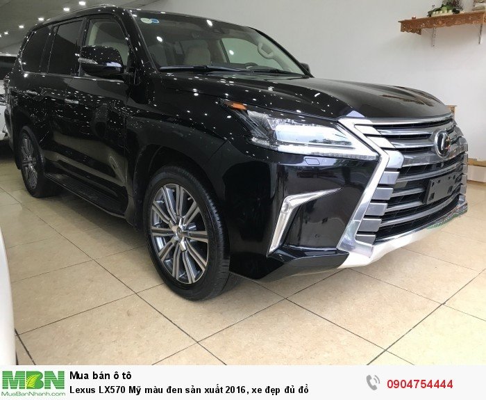 Lexus LX570 Mỹ màu đen sản xuất 2016, xe đẹp đủ đồ
