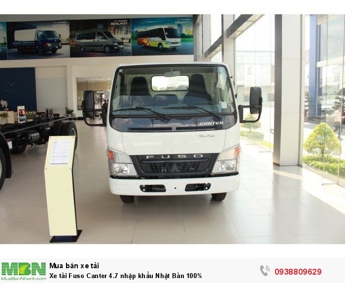 Xe tải Fuso Canter 4.7 nhập khẩu Nhật Bản 100%