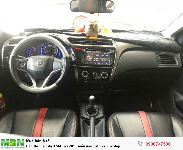 Bán Honda City 1.5MT sx 2016 màu nâu bstp xe cực đẹp