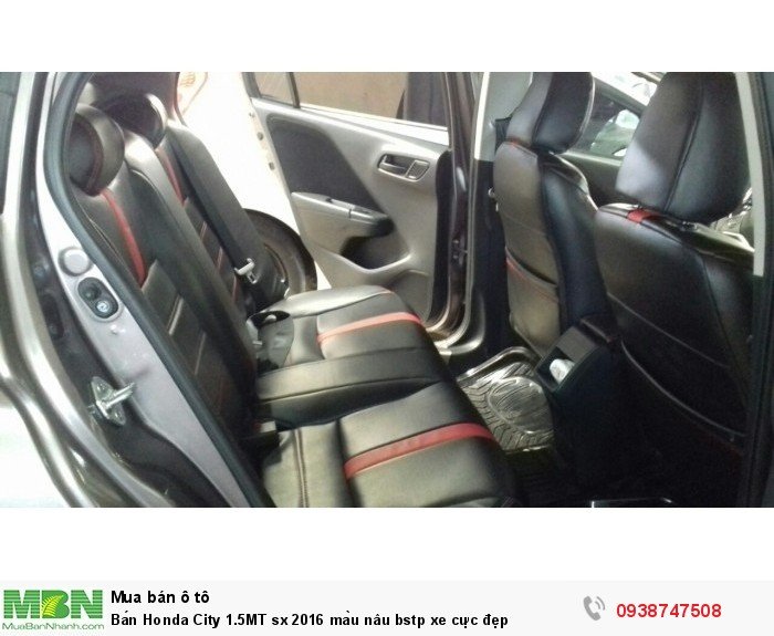 Bán Honda City 1.5MT sx 2016 màu nâu bstp xe cực đẹp
