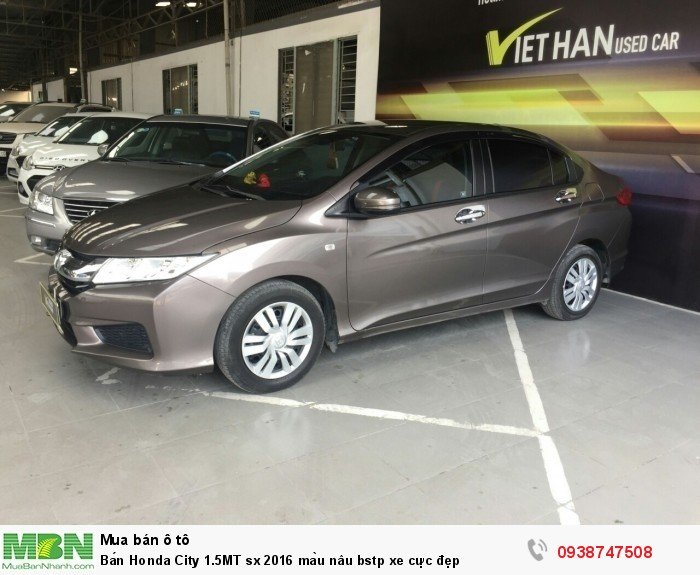 Bán Honda City 1.5MT sx 2016 màu nâu bstp xe cực đẹp