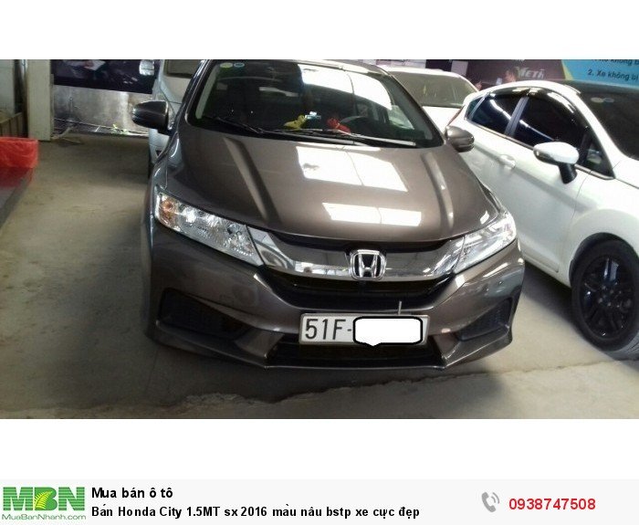 Bán Honda City 1.5MT sx 2016 màu nâu bstp xe cực đẹp