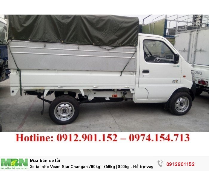 Xe tải nhỏ Veam Star Changan 700kg | 750kg | 800kg - Hỗ trợ vay vốn 90%