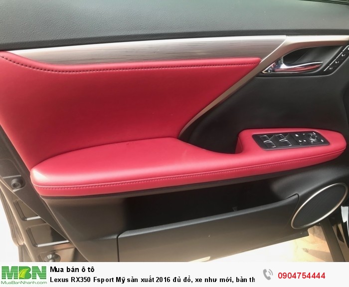 Lexus RX350 Fsport Mỹ sản xuất 2016 đủ đồ, xe như mới, bản thể thao đẳng cấp