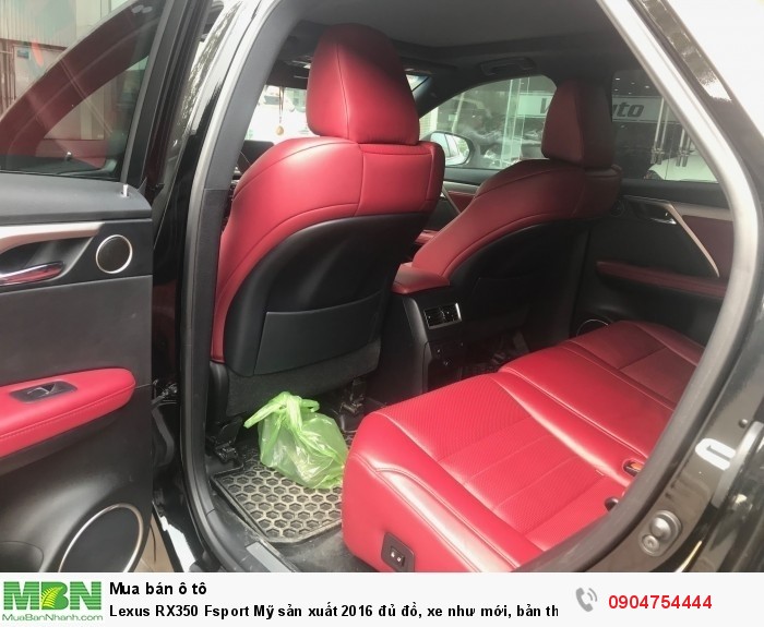 Lexus RX350 Fsport Mỹ sản xuất 2016 đủ đồ, xe như mới, bản thể thao đẳng cấp