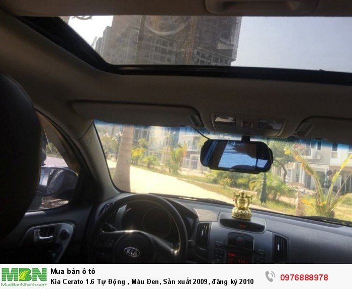 Kia Cerato 1.6 Tự Động , Màu Đen, Sản xuất 2009, đăng ký 2010