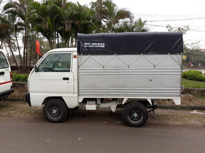 Bán xe tải 5 tạ suzuki thùng SIÊU DÀI giá tốt nhất khuyến mại 100% thuế TB.