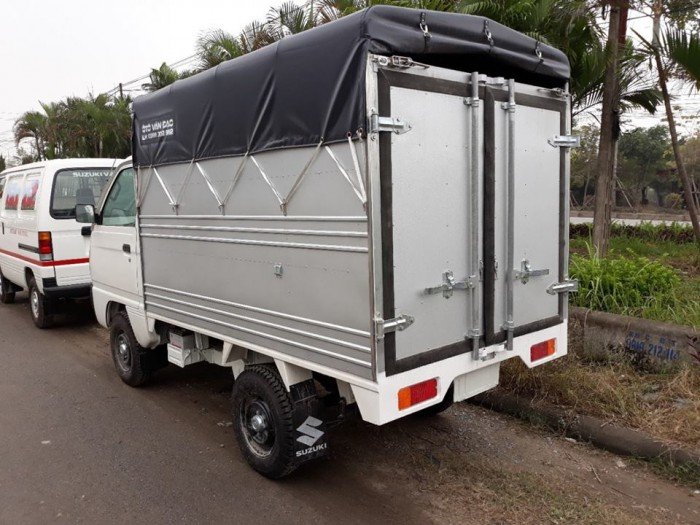 Bán xe tải 5 tạ suzuki thùng SIÊU DÀI giá tốt nhất khuyến mại 100% thuế TB.