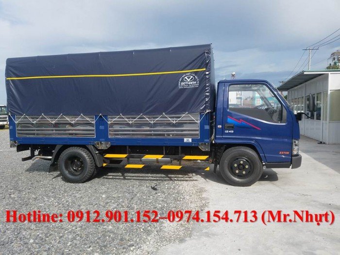 Xe tải Hyundai IZ49 2.4 tấn được chạy vào thành phố, xe có sẵn máy lạnh