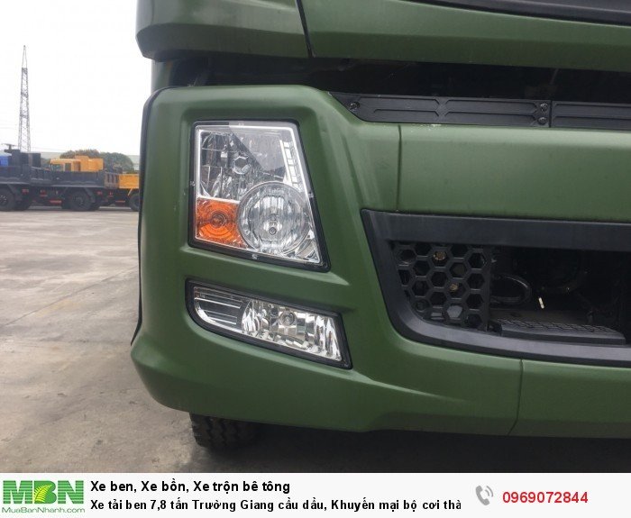 Xe tải ben 7,8 tấn Trường Giang cầu dầu, Khuyến mại bộ cơi thành, Trả góp chỉ từ 205 triệu, Giao xe ngay