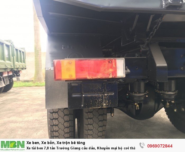 Xe tải ben 7,8 tấn Trường Giang cầu dầu, Khuyến mại bộ cơi thành, Trả góp chỉ từ 205 triệu, Giao xe ngay