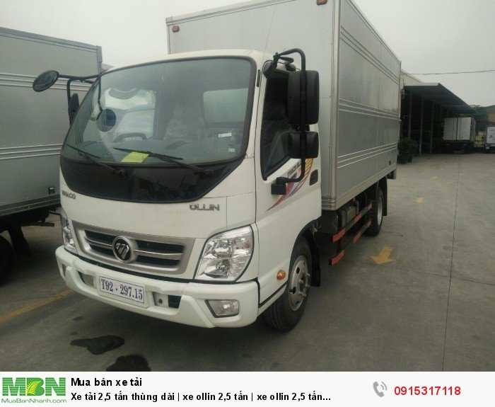 Xe tải 2,5 tấn thùng dài | xe ollin 2,5 tấn | xe ollin 2,5 tấn Hải Phòng