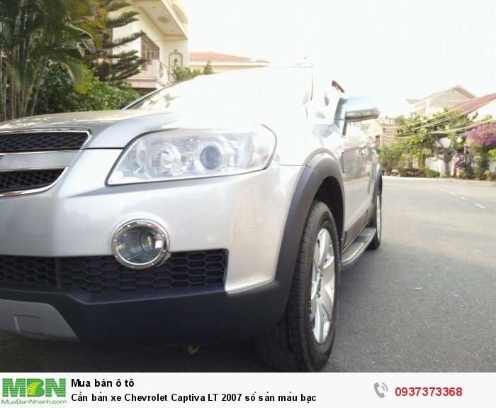 Cần bán xe Chevrolet Captiva LT 2007 số sàn màu bạc