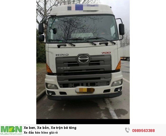 Xe đầu kéo hino giá rẻ