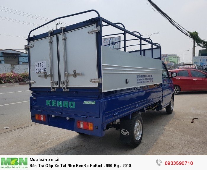 Bán Trả Góp Xe Tải Nhẹ KenBo EuRo4 - 990 Kg - 2018
