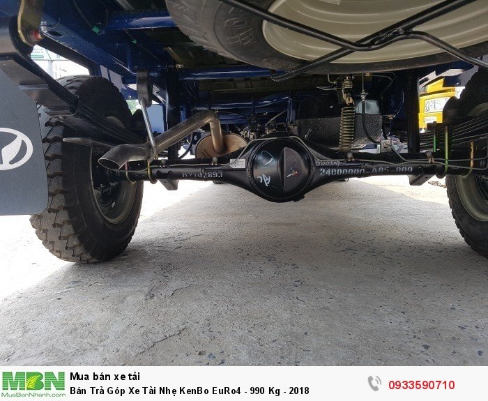 Bán Trả Góp Xe Tải Nhẹ KenBo EuRo4 - 990 Kg - 2018