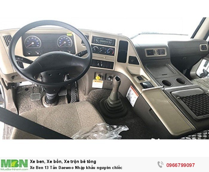 Xe Ben 13 Tấn Daewoo Nhập khẩu nguyên chiếc