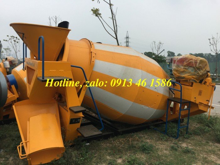 Bồn trộn bê tông 2m3, 3m3/ mẻ trộn