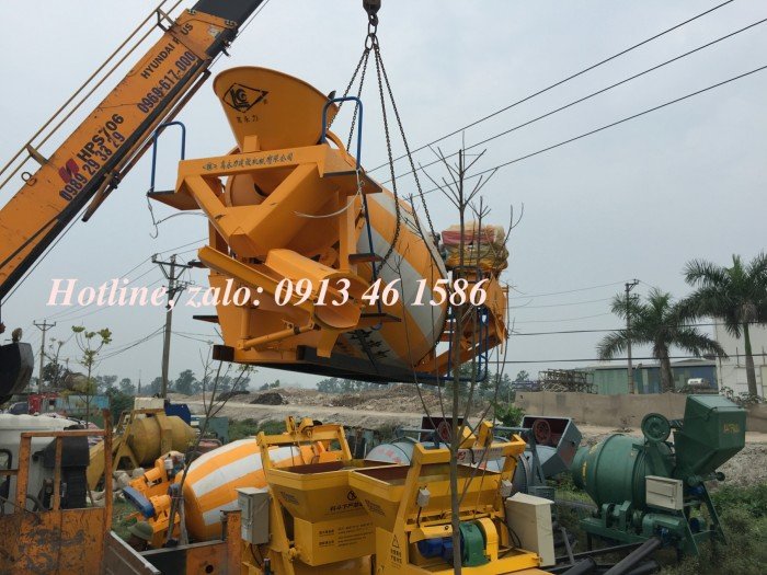 Bồn trộn bê tông 2m3, 3m3/ mẻ trộn