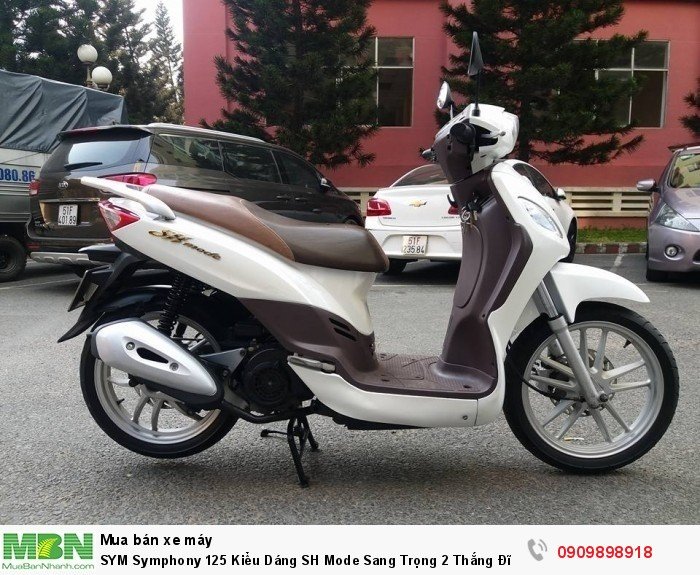 SYM Symphony 125 Kiểu Dáng SH Mode Sang Trọng 2 Thắng Đĩa Đồng Hồ Điện Tử