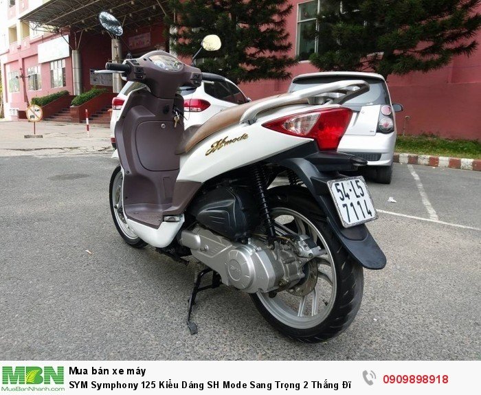 SYM Symphony 125 Kiểu Dáng SH Mode Sang Trọng 2 Thắng Đĩa Đồng Hồ Điện Tử
