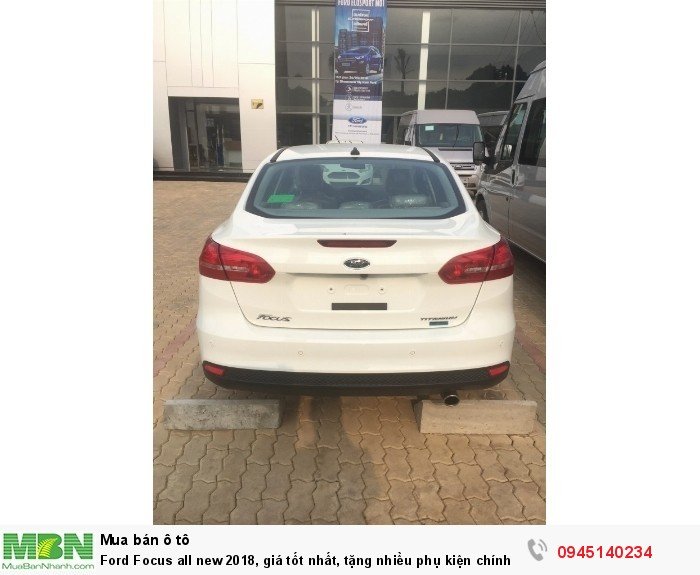 Ford Focus all new 2018, giá tốt nhất, tặng nhiều phụ kiện chính hãng