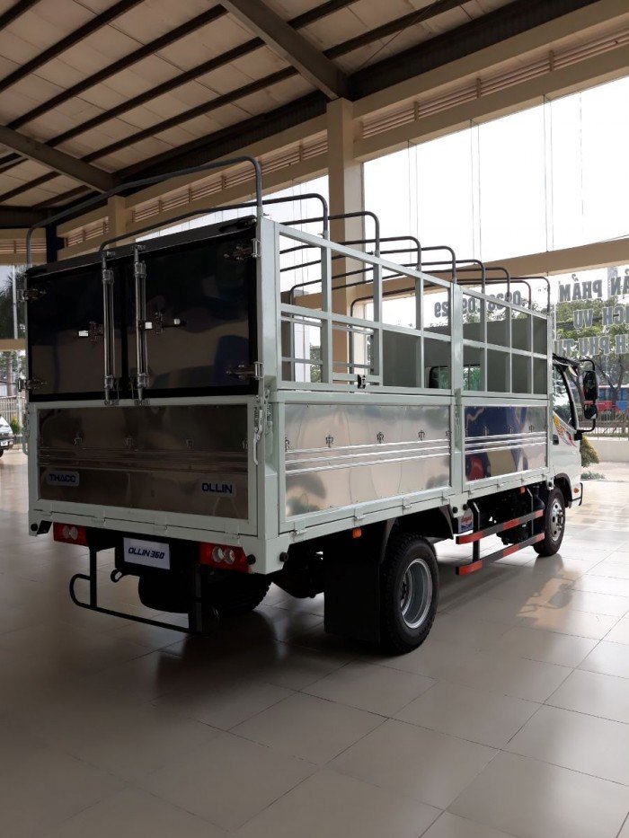 Tại sao mua Xe tải Thaco Ollin360 2tấn4, thùng dài 4m3, động cơ CN Isuzu giá rẻ nhất. Xe Thaco bảo hành