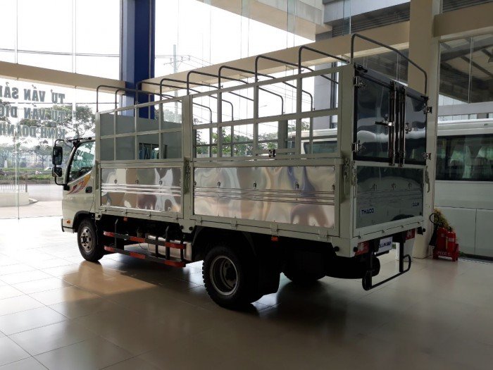 Tại sao mua Xe tải Thaco Ollin360 2tấn4, thùng dài 4m3, động cơ CN Isuzu giá rẻ nhất. Xe Thaco bảo hành