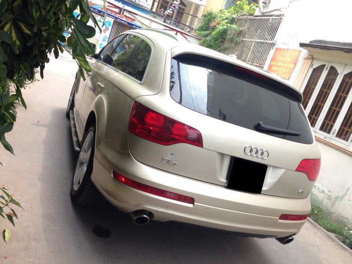 bán xe Audi Q7 4.2at 2009 màu vàng cát