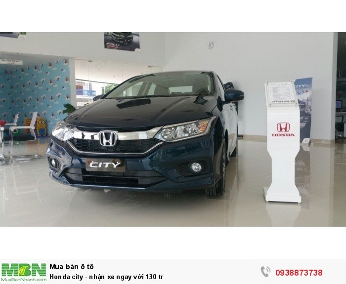 Honda city - nhận xe ngay với 130 tr