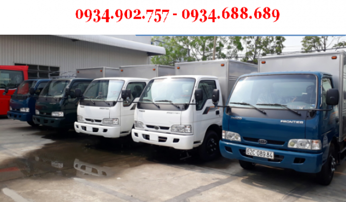 xe tải Kia Motors 2 tấn 4 thùng kín\ xe tải Kia Motors 2 tấn 4 thùng mui bạt| giá xe tải Kia Motors 2 TẤN 4\