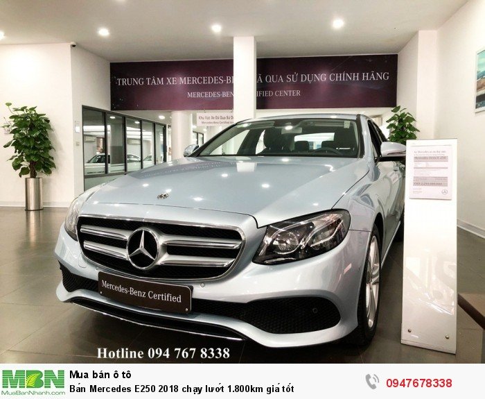 Bán Mercedes E250 2018 chạy lướt 1.800km giá tốt