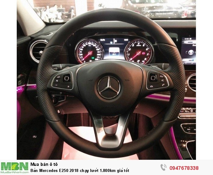 Bán Mercedes E250 2018 chạy lướt 1.800km giá tốt