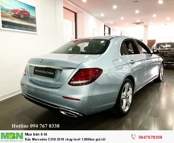 Bán Mercedes E250 2018 chạy lướt 1.800km giá tốt