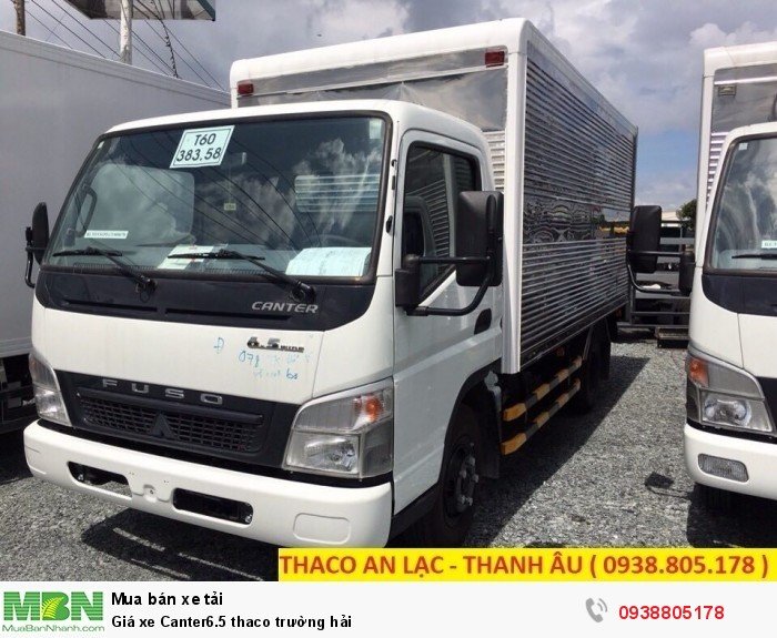 Giá xe Canter 6.5 thaco trường hải