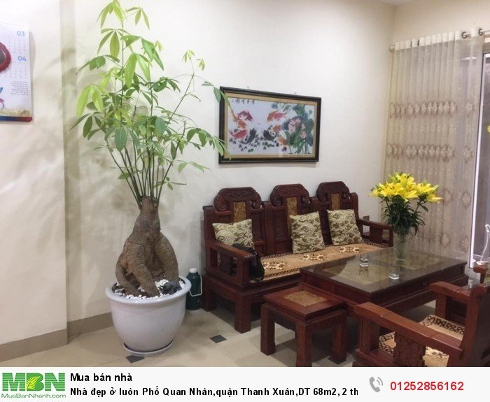 Nhà đẹp ở luôn Phố Quan Nhân,quận Thanh Xuân,DT 68m2, 2 thoáng, ngõ thông khắp ngả