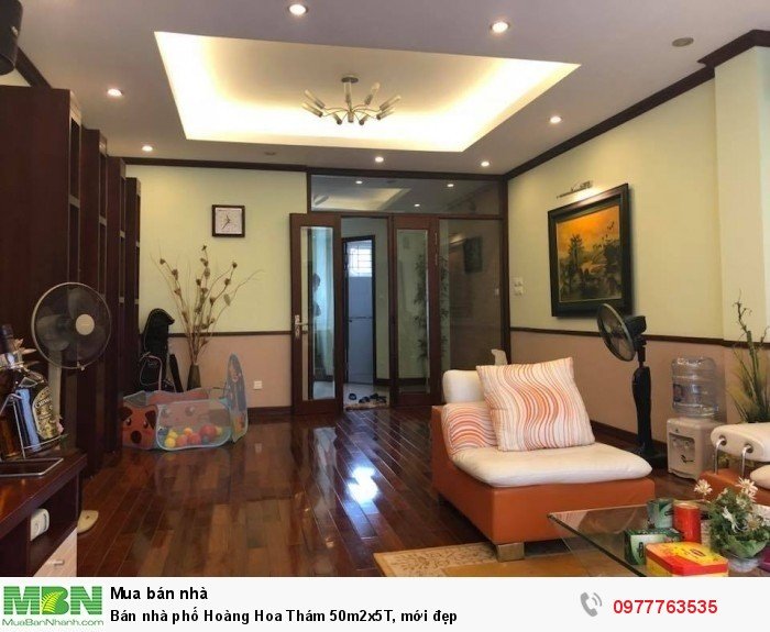 Bán nhà phố Hoàng Hoa Thám 50m2x5T, mới đẹp