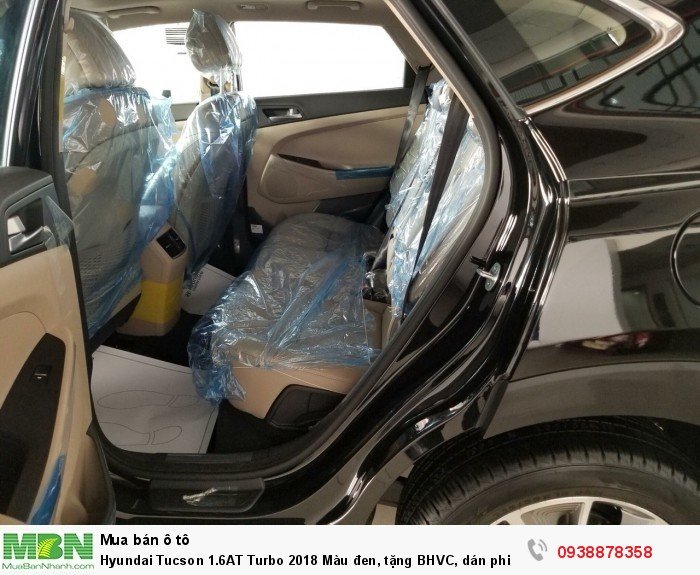 Hyundai Tucson 1.6AT Turbo 2018 Màu đen, tặng BHVC, dán phim.