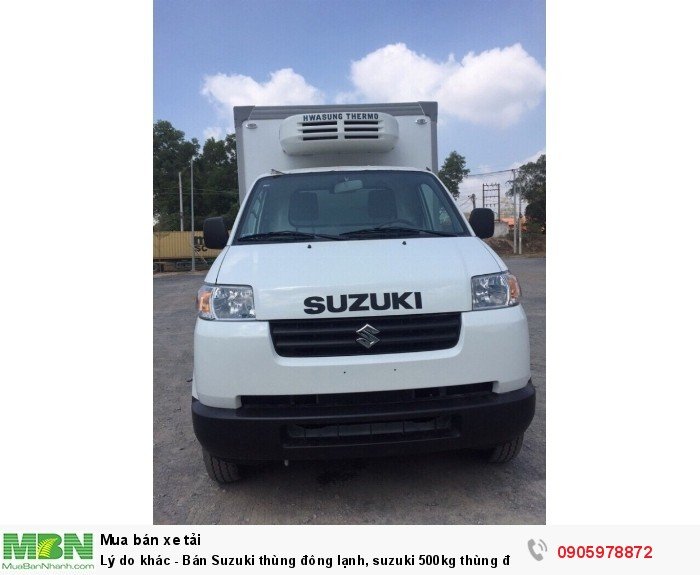 Suzuki Pro thùng đông lạnh, suzuki 500kg thùng đông lạnh, có xe giao ngay .