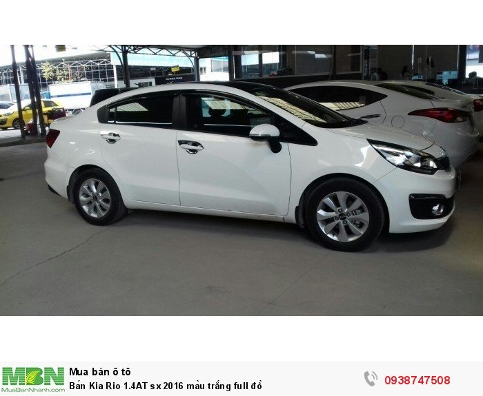 Bán Kia Rio 1.4AT sx 2016 màu trắng full đồ