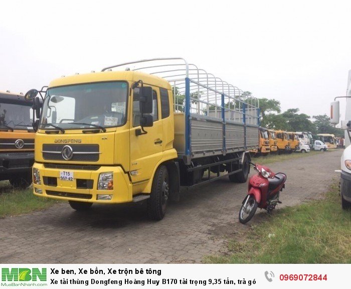 Xe tải thùng Dongfeng Hoàng Huy B170 tải trọng 9,35 tấn, trả góp chỉ từ 203 triệu, Giao xe ngay