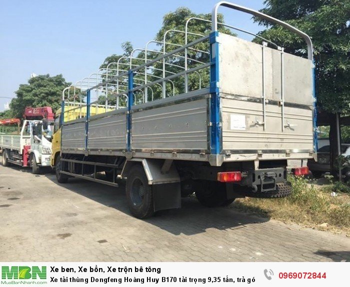 Xe tải thùng Dongfeng Hoàng Huy B170 tải trọng 9,35 tấn, trả góp chỉ từ 203 triệu, Giao xe ngay