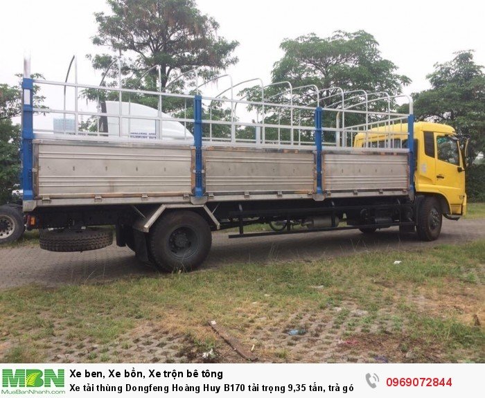 Xe tải thùng Dongfeng Hoàng Huy B170 tải trọng 9,35 tấn, trả góp chỉ từ 203 triệu, Giao xe ngay
