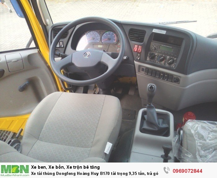 Xe tải thùng Dongfeng Hoàng Huy B170 tải trọng 9,35 tấn, trả góp chỉ từ 203 triệu, Giao xe ngay