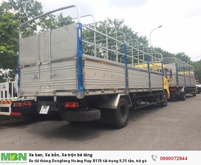 Xe tải thùng Dongfeng Hoàng Huy B170 tải trọng 9,35 tấn, trả góp chỉ từ 203 triệu, Giao xe ngay