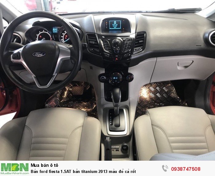 Bán ford fiesta 1.5AT bản titanium 2013 màu đỏ cà rốt