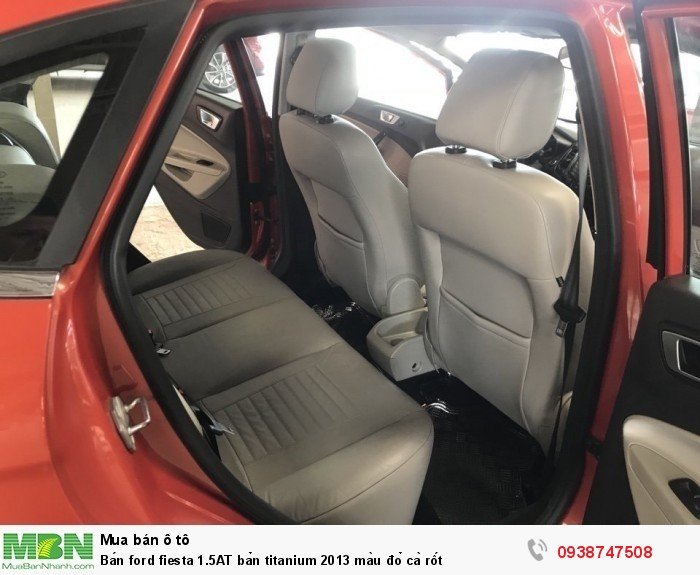 Bán ford fiesta 1.5AT bản titanium 2013 màu đỏ cà rốt
