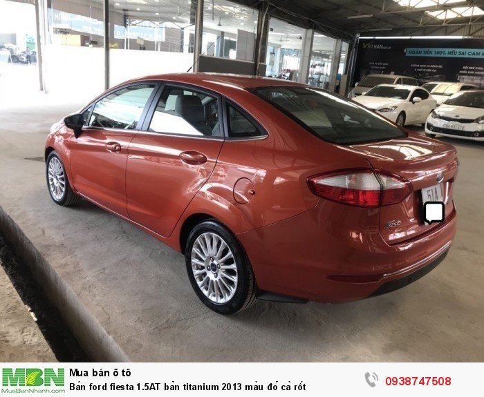 Bán ford fiesta 1.5AT bản titanium 2013 màu đỏ cà rốt